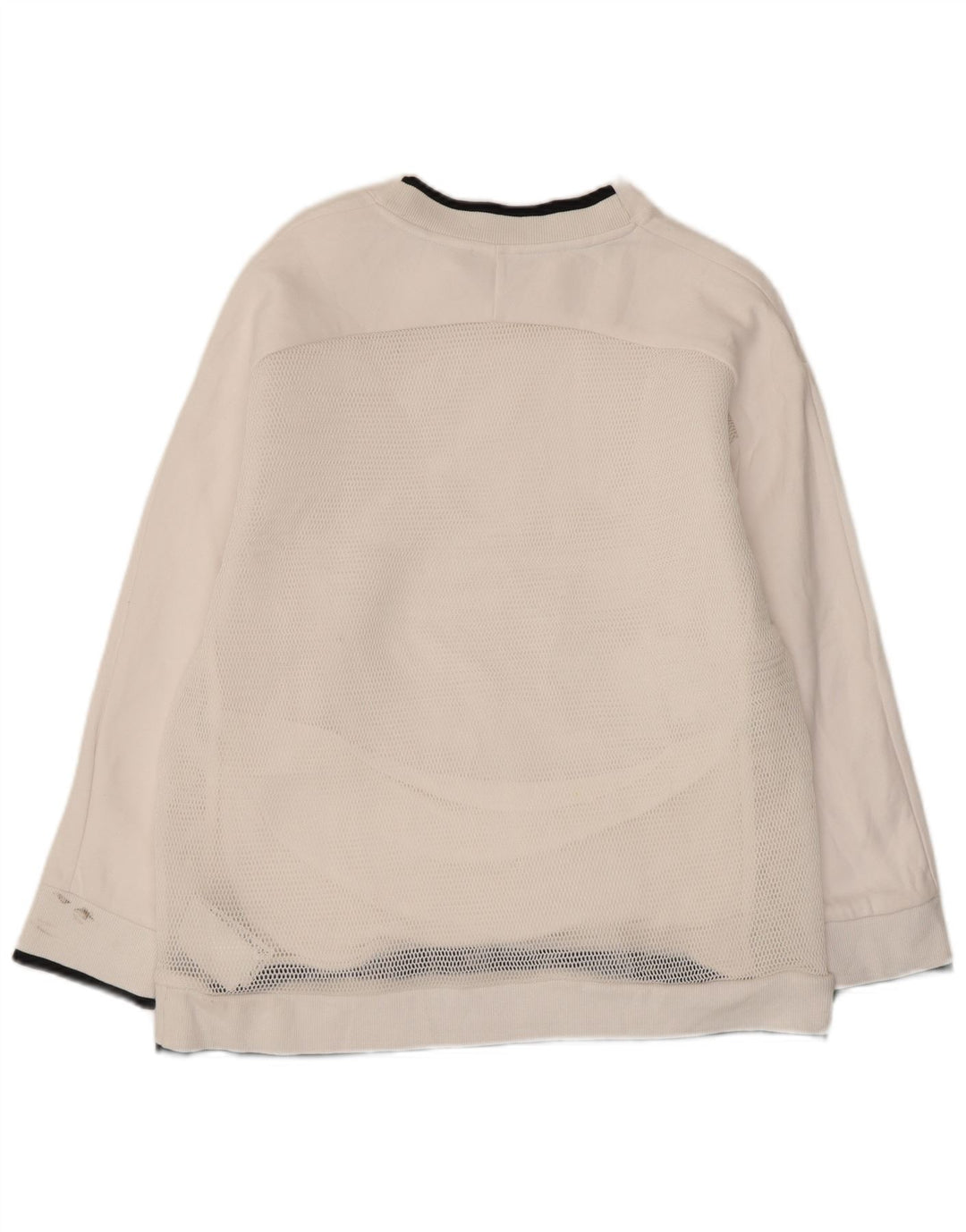 Puma Sweat-shirt graphique pour femme UK 10 Petit coton blanc