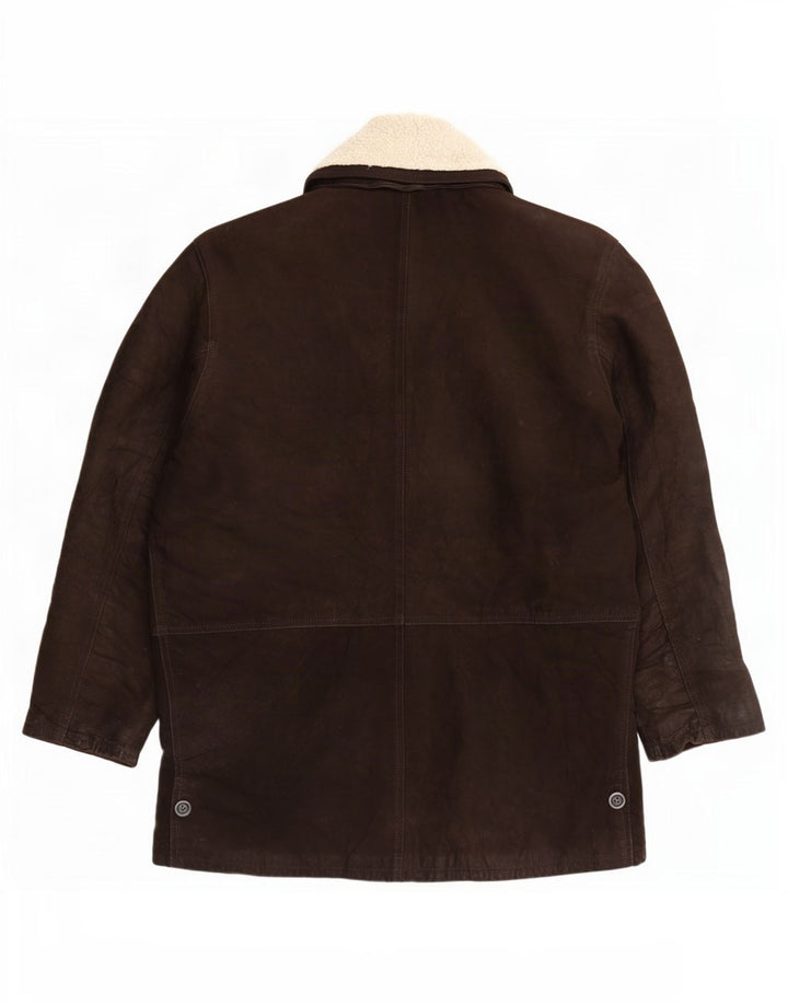 Lavorazione Artigiana Veste en Cuir Homme IT 48 Marron Moyen