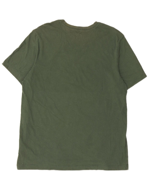 Nike T-shirt graphique pour homme en coton vert Taille L