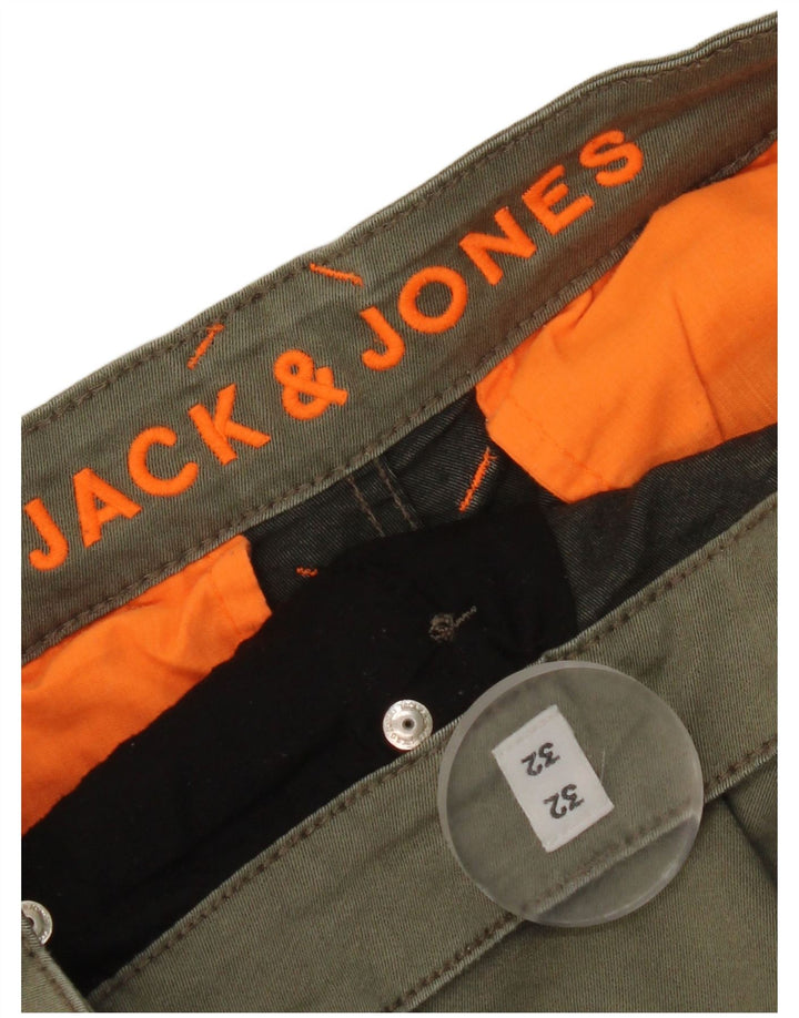 Jack & Jones Pantalon Cargo Slim W32 L28 Kaki Homme