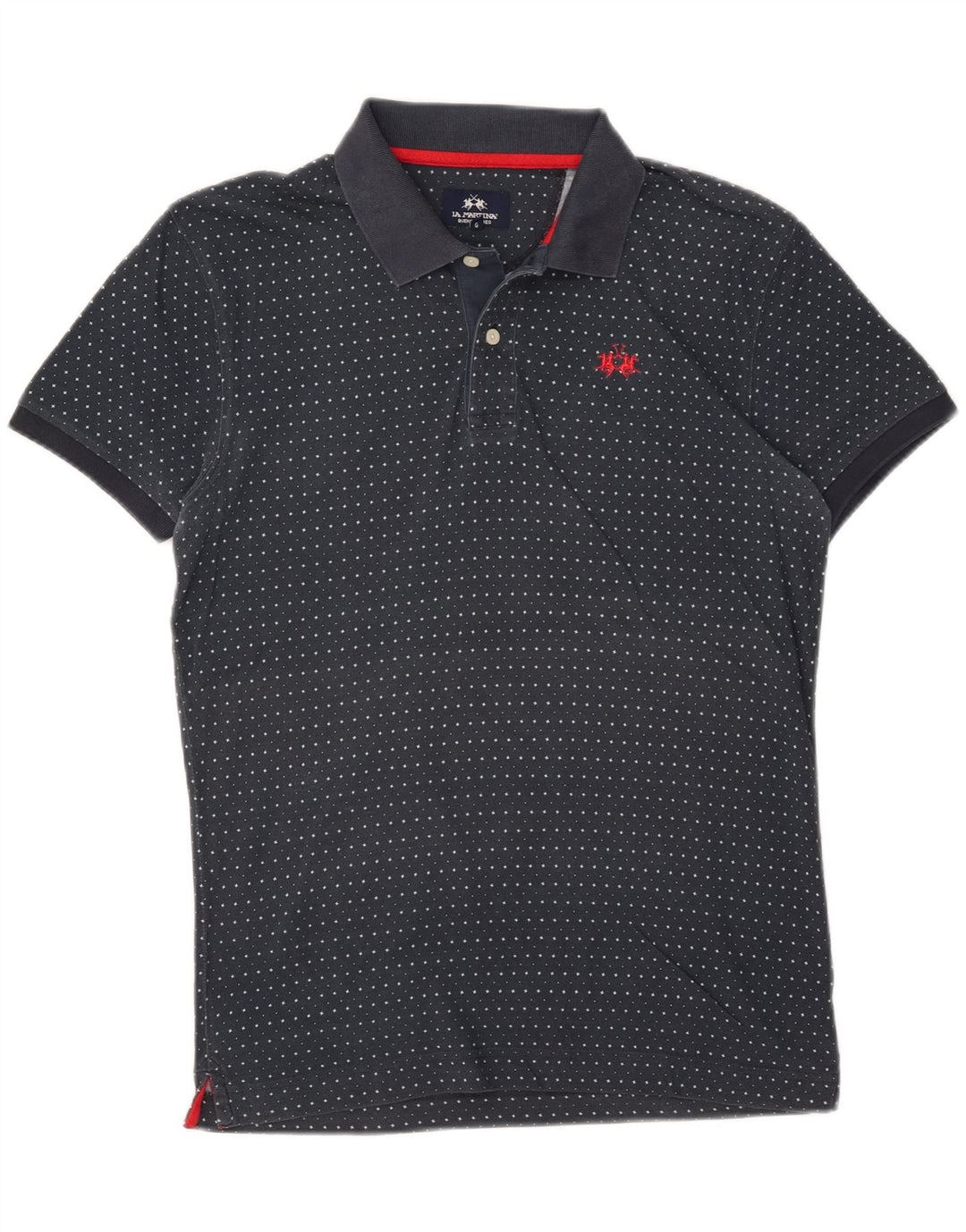 La Martina Polo coupe ajustée à motif abstrait pour homme, grand bleu marine