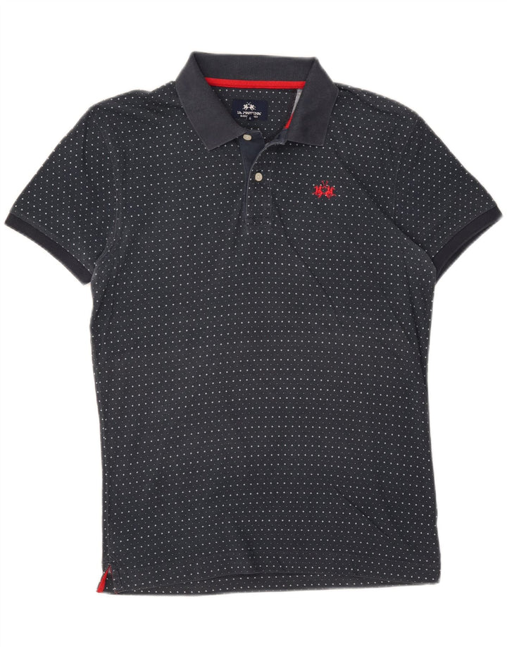La Martina Polo coupe ajustée à motif abstrait pour homme, grand bleu marine