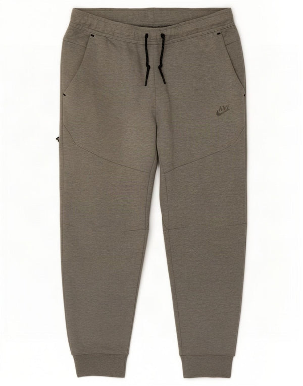 Nike Pantalon de survêtement pour homme en coton moucheté gris moyen
