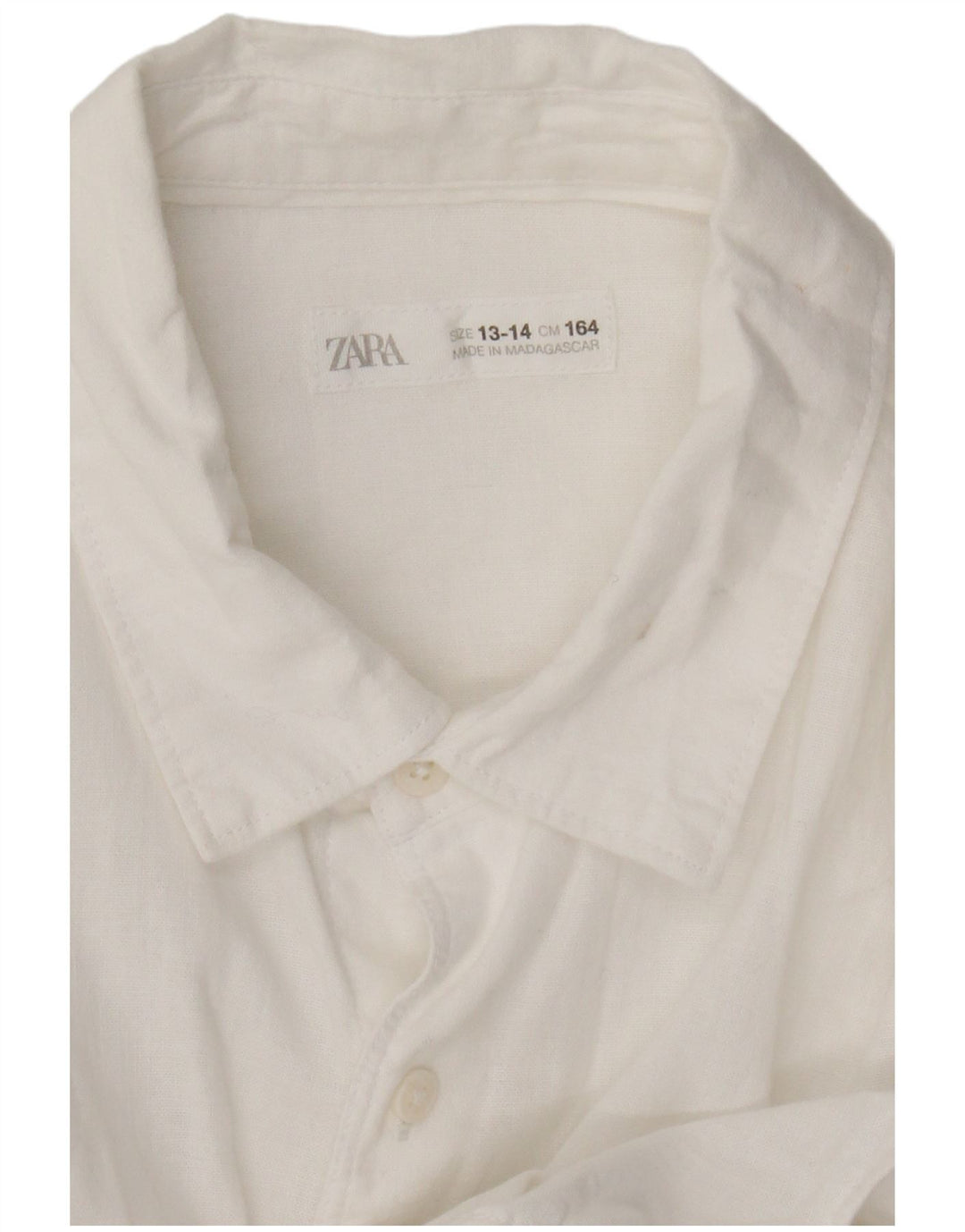Chemise Garçon Zara 13-14 ans Blanc
