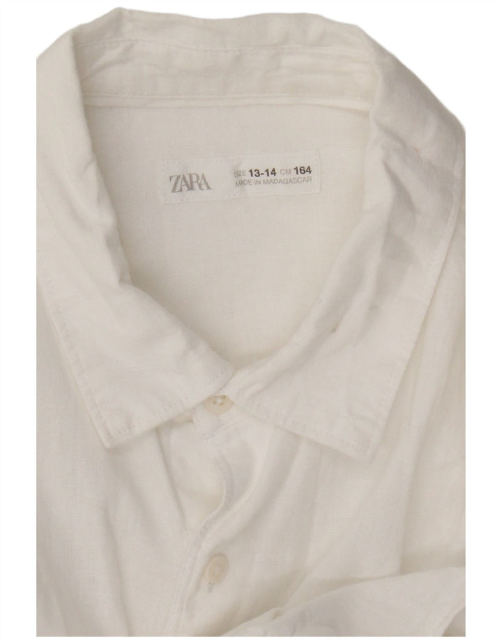 Chemise Garçon Zara 13-14 ans Blanc