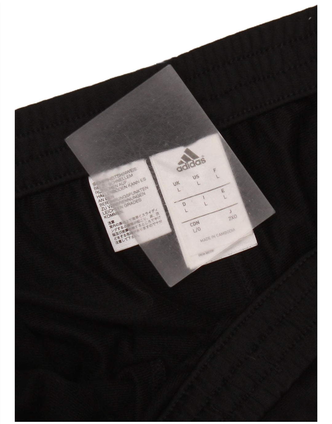 Adidas Pantalon de survêtement pour homme Joggers Large Noir Polyester