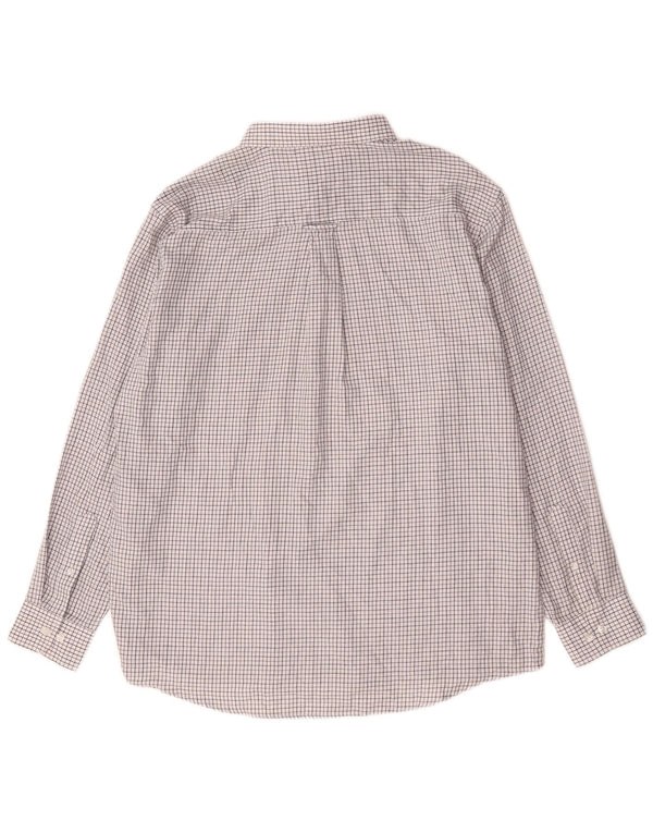 James Pringle Chemise Homme XL Blanc Carreaux Polyester