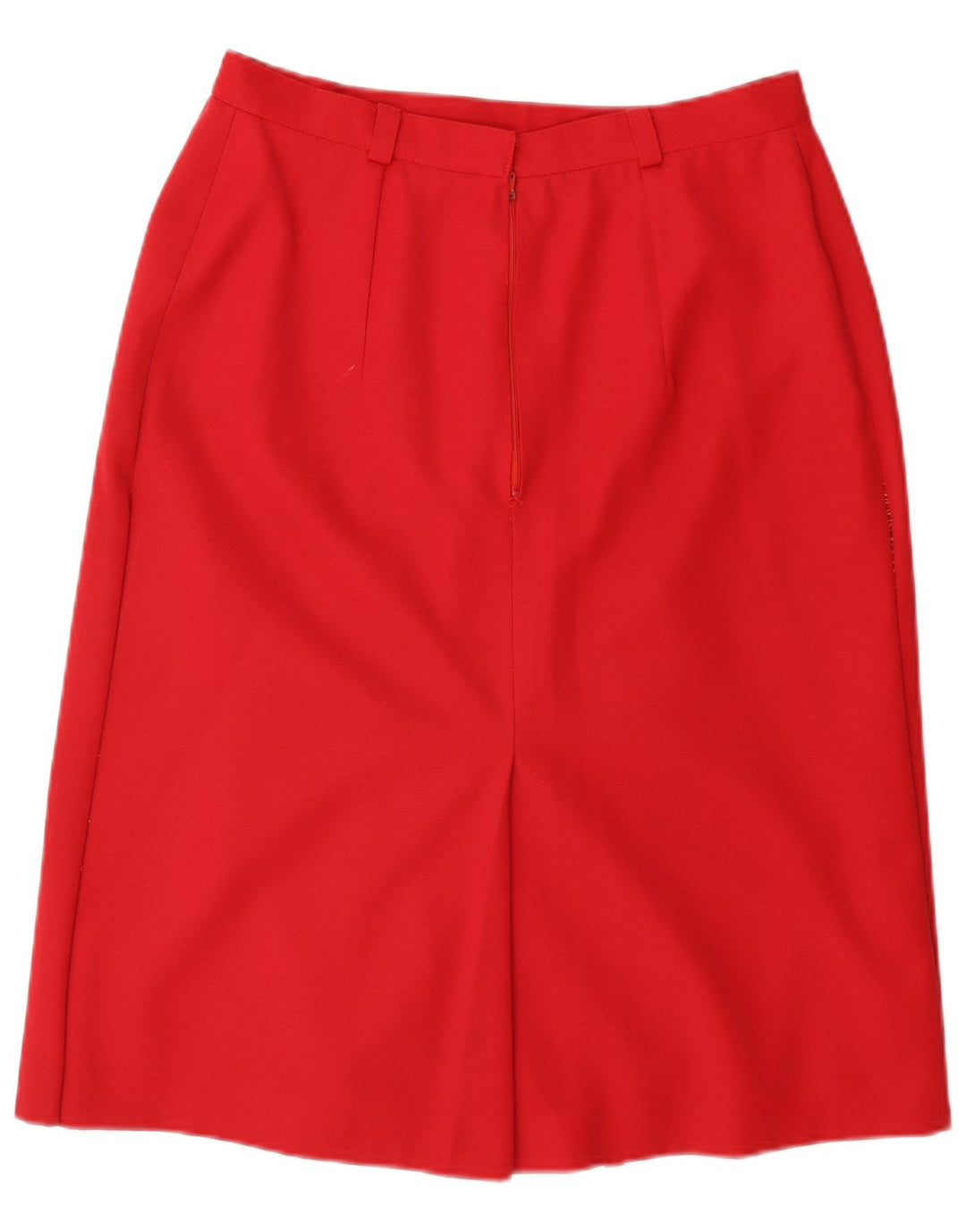 vintage Femme A-Line Jupe W30 Laine Rouge Moyenne
