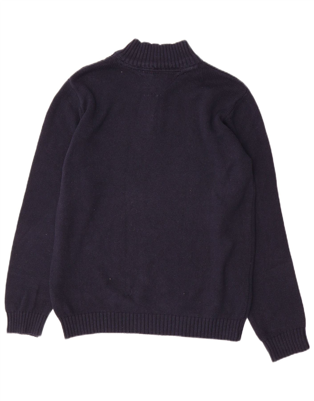 TOMMY HILFIGER Pull col zippé garçon 14-15 ans Bleu marine Coton