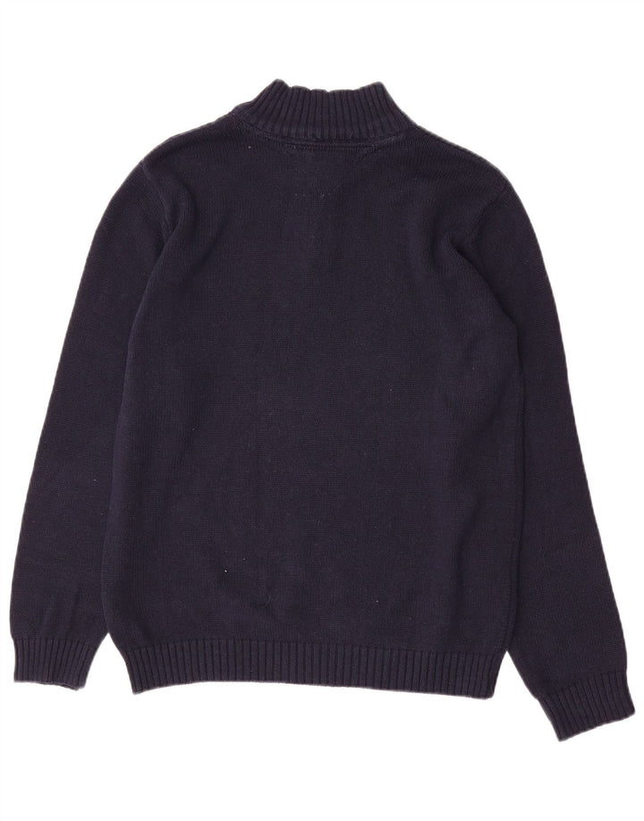 TOMMY HILFIGER Pull col zippé garçon 14-15 ans Bleu marine Coton