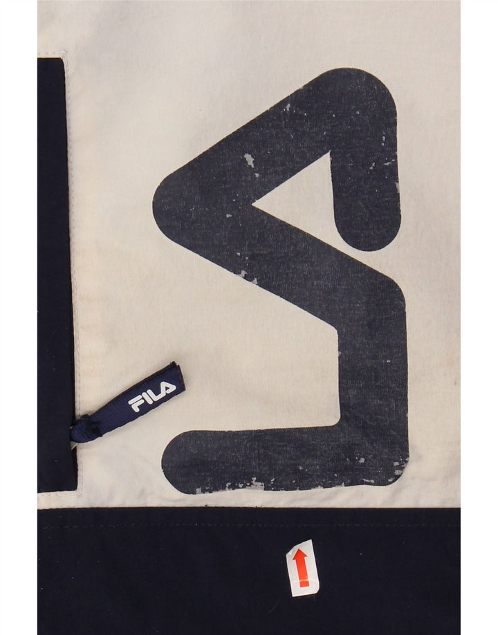 FILA Veste coupe-vent graphique pour homme UK 44 2XL Multicolore Colourblock