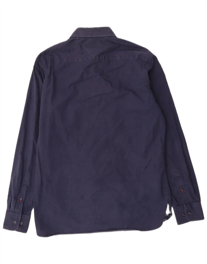 Tommy Hilfiger Chemise Custom Fit Homme Bleu Marine Moyen