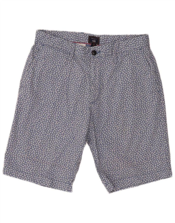 Gap Short Chino Khakis Homme W32 Coton Floral Bleu Moyen