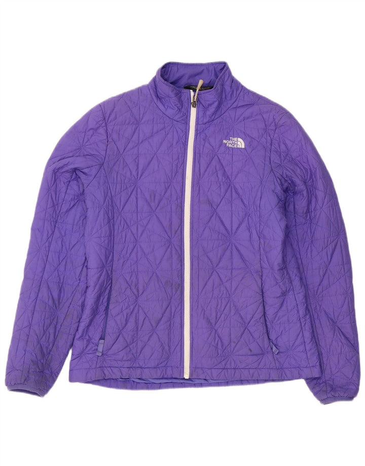 The North Face Veste matelassée pour femme UK 16 Large Violet Nylon