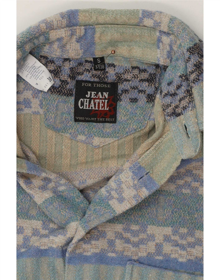 Jean Chatel Surchemise Homme Taille 37/38 Petit Géométrique Multicolore