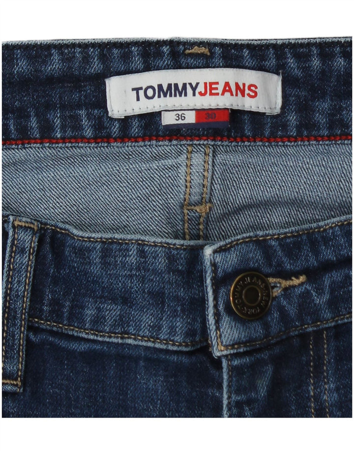 TOMMY HILFIGER Jean Bootcut Homme W36 L28 Bleu Coton