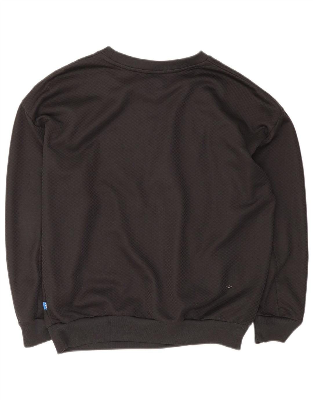 Adidas Sweat-shirt graphique pour femme UK 12 Medium Noir Polyester