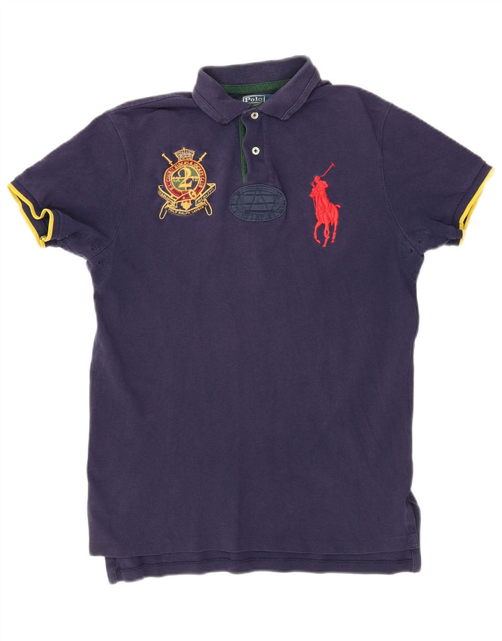 Polo Ralph Lauren Polo Graphic Custom Fit Homme Bleu Marine Moyen