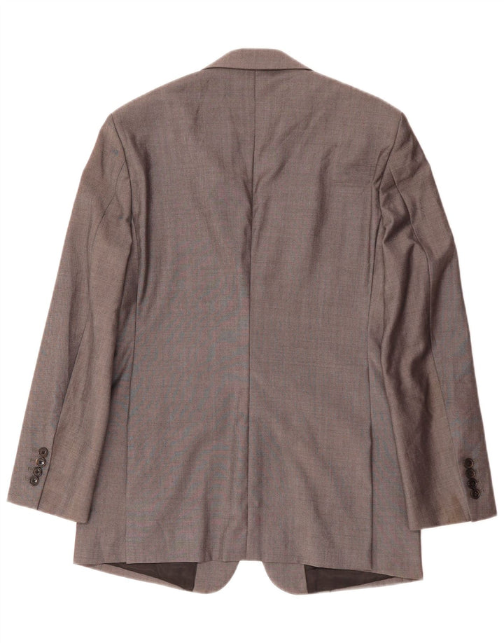 Reiss Veste Blazer 2 Boutons Homme UK 38 Laine Gris Moyen