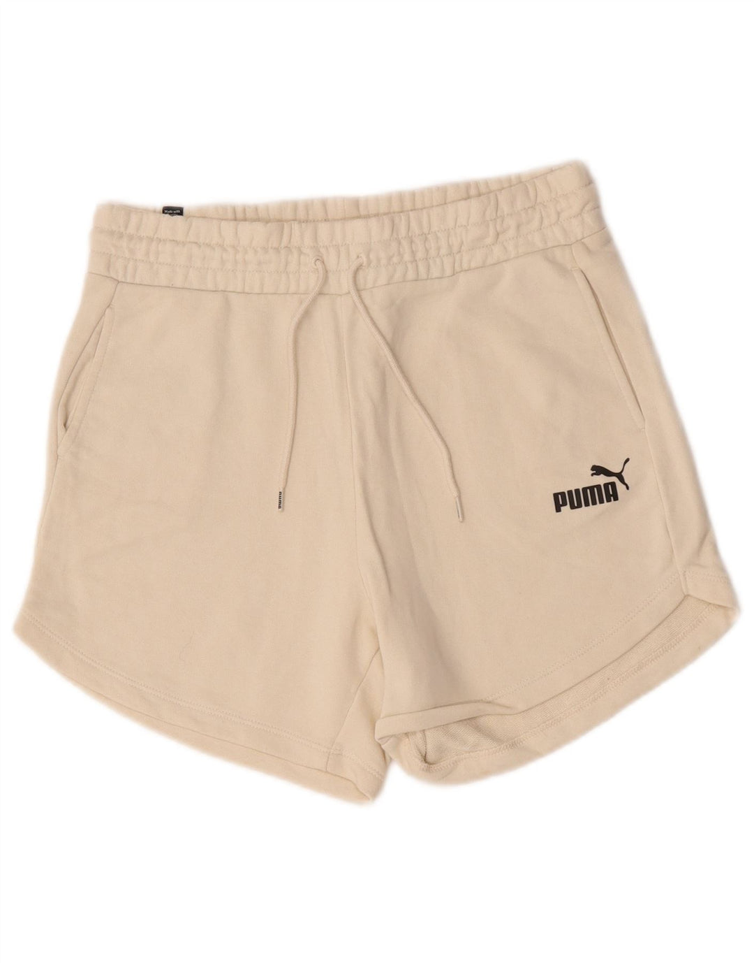 Puma Short de sport pour femme UK 14 Coton beige moyen