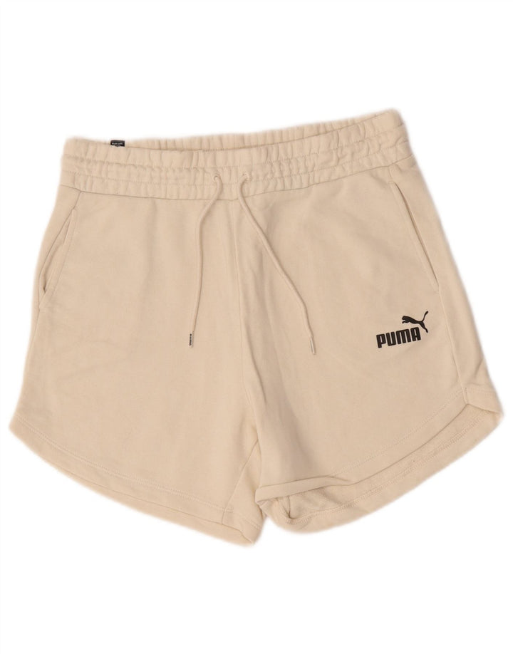 Puma Short de sport pour femme UK 14 Coton beige moyen