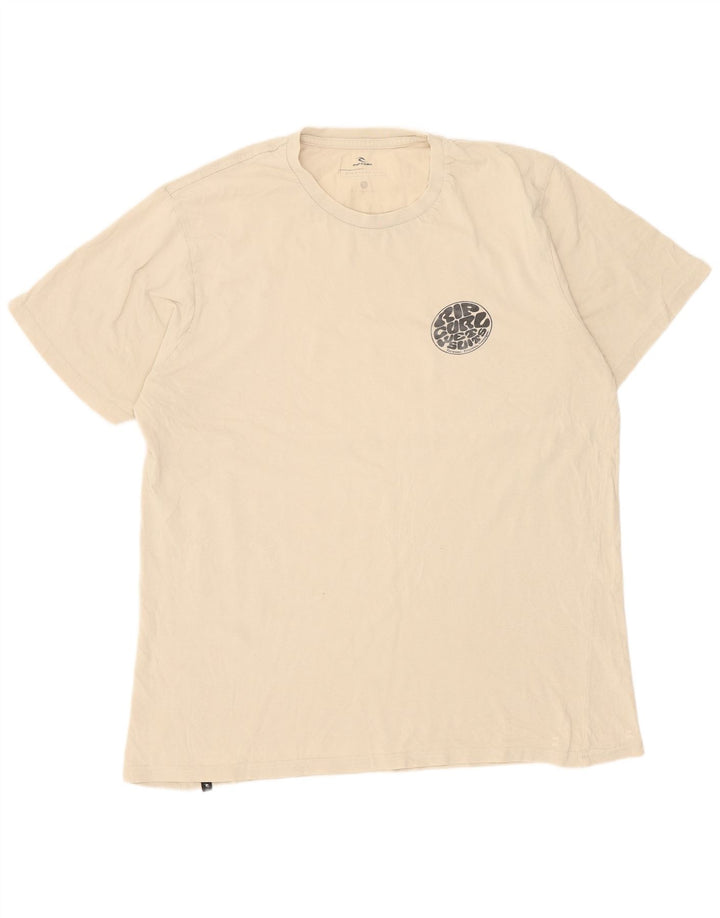Rip Curl T-Shirt Homme Haut Large Beige