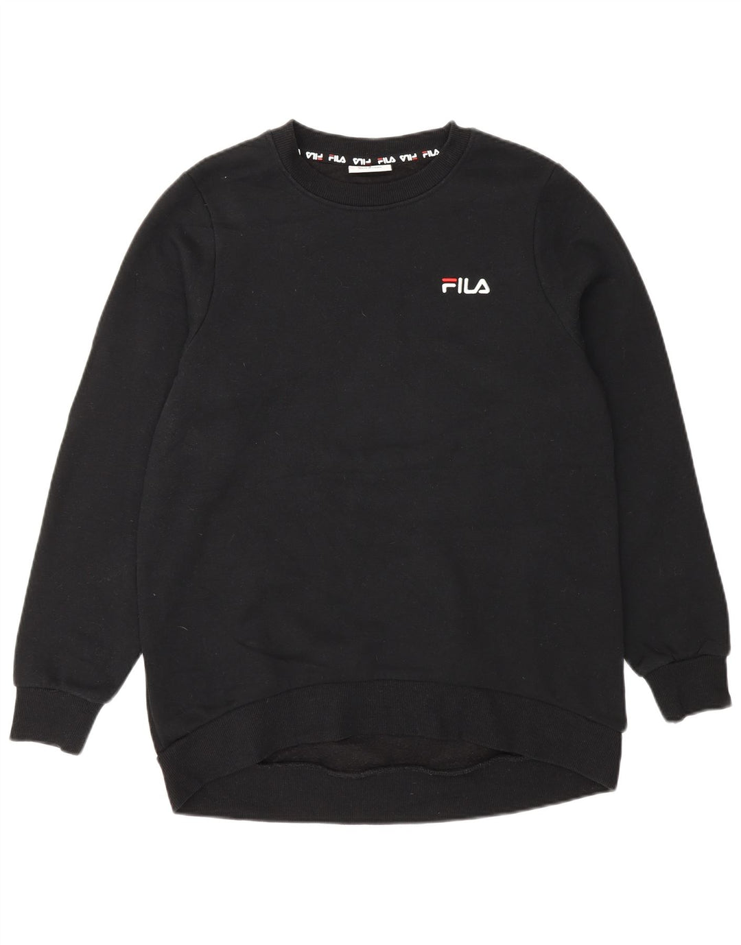 Fila Sweat-shirt pour femme UK 10 Small Noir Coton