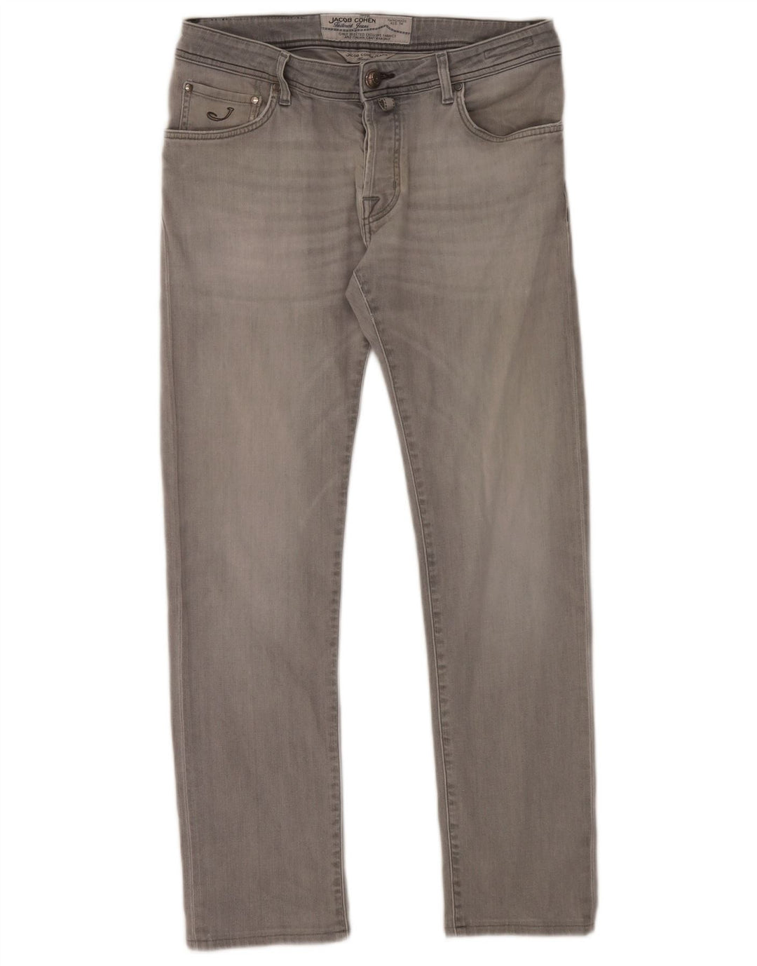 Jacob Cohen Jean Slim Homme W34 L30 Gris Coton