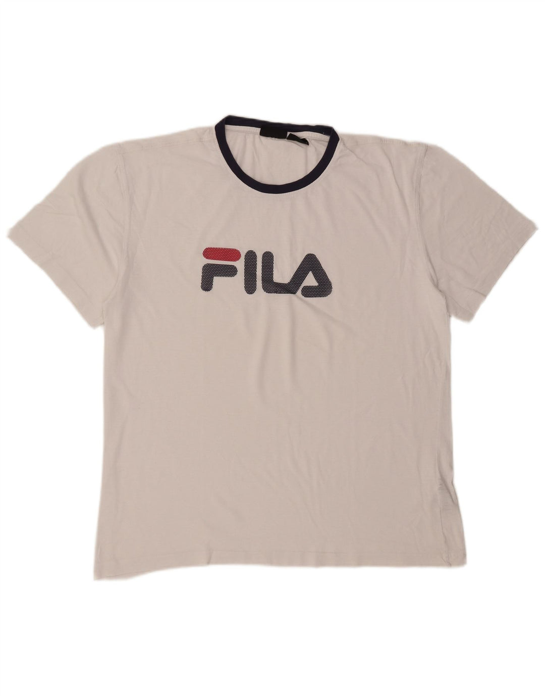 Fila T-Shirt Graphique Homme XL Blanc
