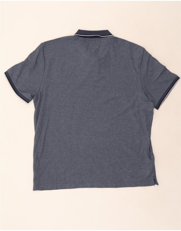 Penguin Mens Polo Shirt 2XL Navy Blue Cotton