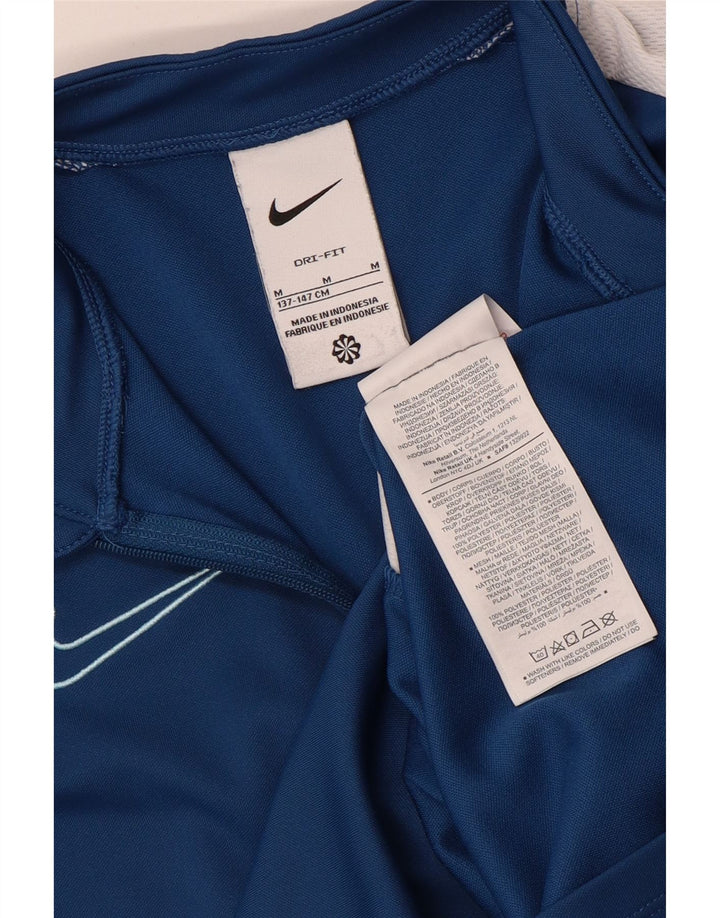 Haut de survêtement Nike Dri Fit Pullover pour garçon 10-11 ans Bleu moyen