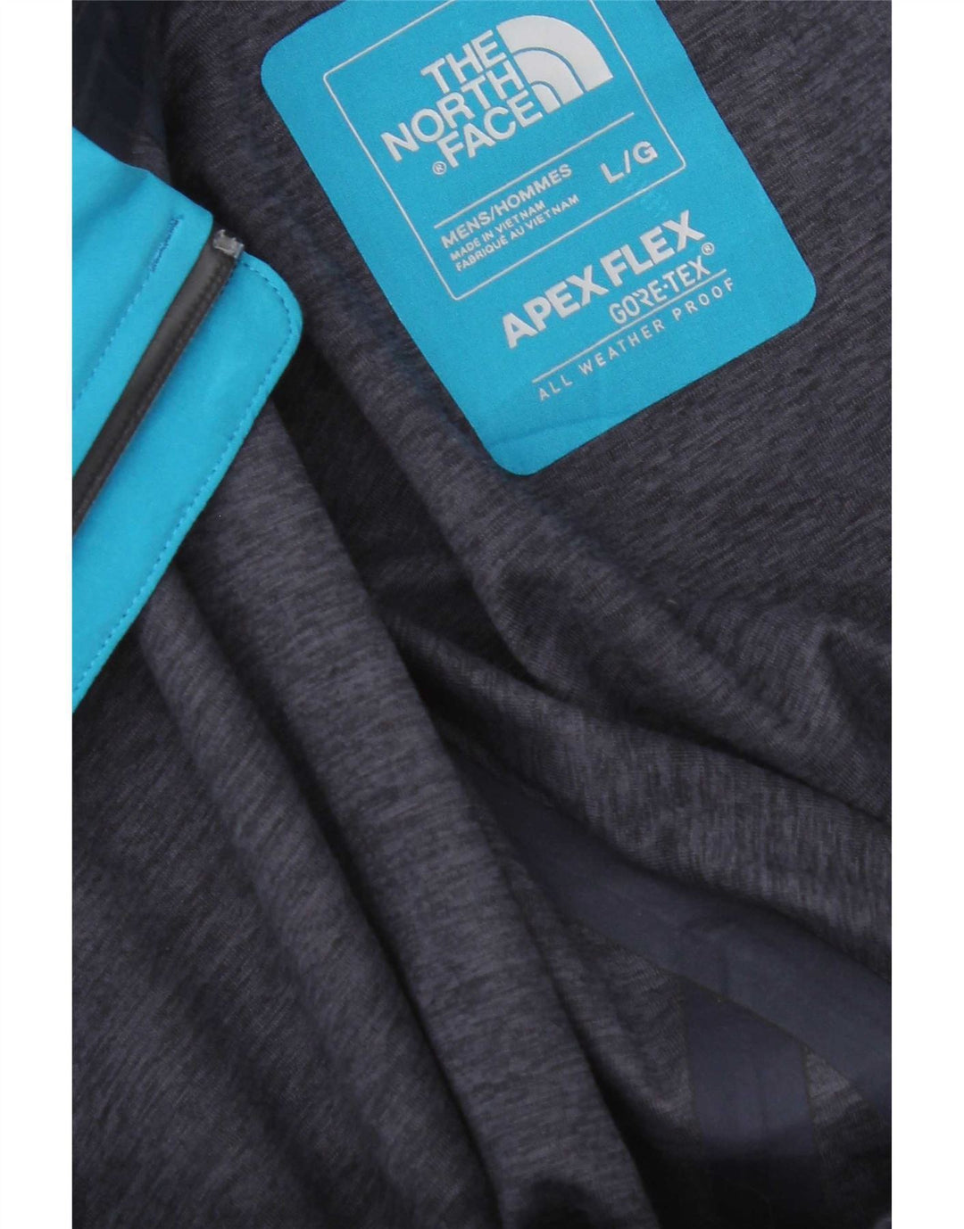 The North Face Veste de pluie à capuche pour homme UK 40 Large Bleu