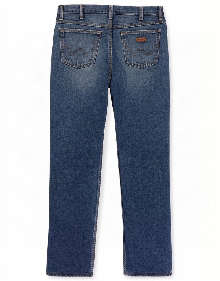 Wrangler Jean droit homme W33 L30 bleu coton