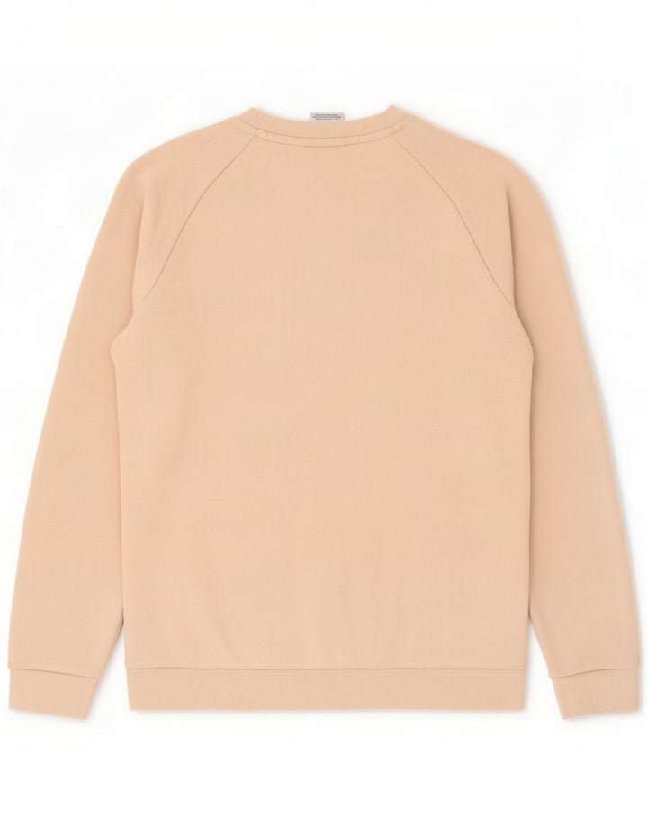 Adidas Sweat-shirt graphique pour homme en coton beige moyen