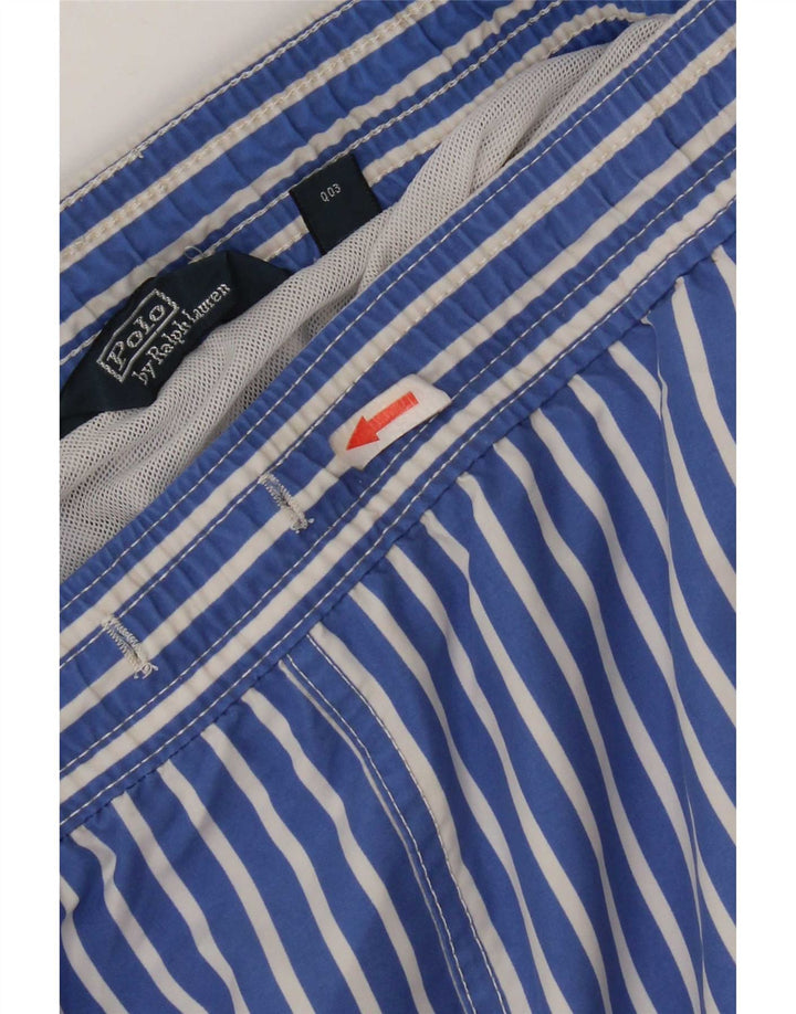 Polo Ralph Lauren Short de bain homme bleu moyen rayé polyester