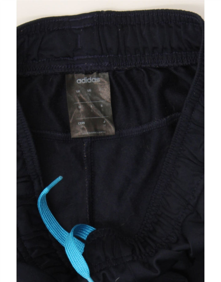 ADIDAS Womens Tracksuit Trousers Joggers UK 8 Small  Navy Blue Polyester Vintage Adidas and Second-Hand Adidas from Messina Hembry 
