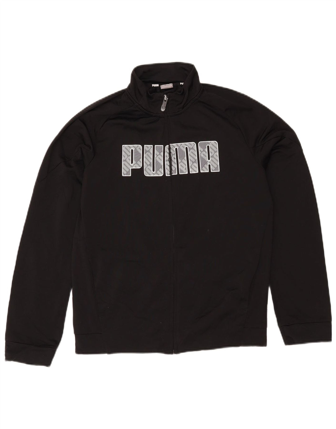 Puma Veste de survêtement graphique garçon 13-14 ans Noir Polyester