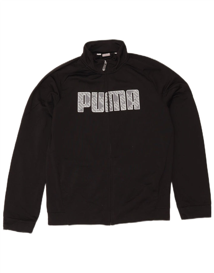 Puma Veste de survêtement graphique garçon 13-14 ans Noir Polyester