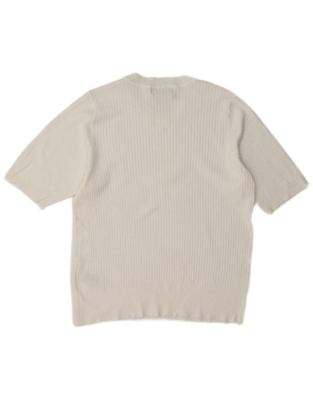 Marks & Spencer Chemisier à manches courtes pour femme UK 44 Viscose blanc moyen
