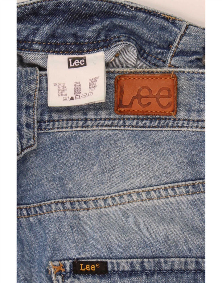 Lee Short Chazey Cargo Denim Femme W27 Petit Bleu Coton