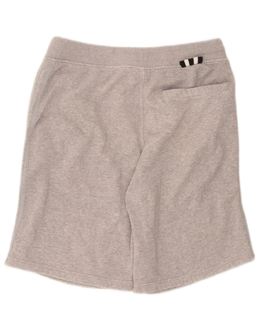 Adidas Short de sport pour homme en coton moucheté gris moyen