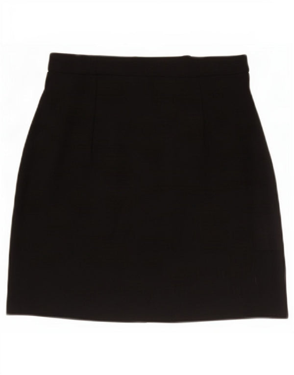 Marks & Spencer Mini-jupe femme UK 10 Small W27 Viscose noire