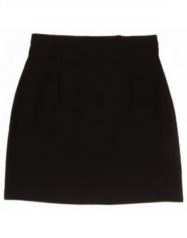 Marks & Spencer Mini-jupe femme UK 10 Small W27 Viscose noire