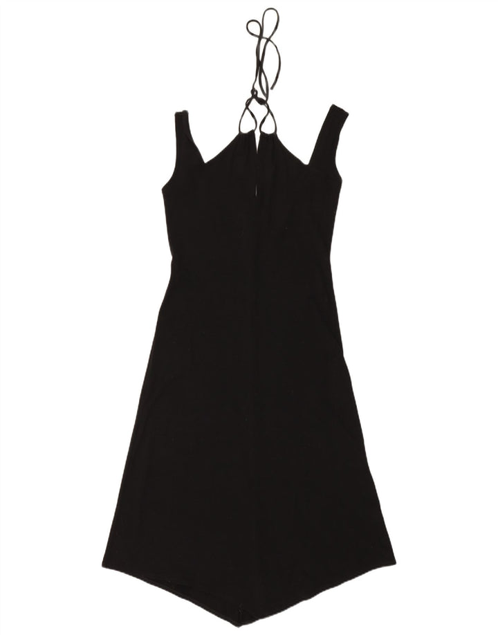 MAX & CO. Womens Sleeveless Asymmetrical Dress UK 12 Medium Black Viscose