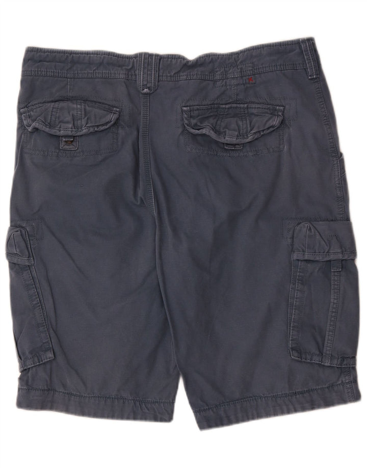 Fat Face Short Cargo Homme W38 XL Bleu Marine Coton