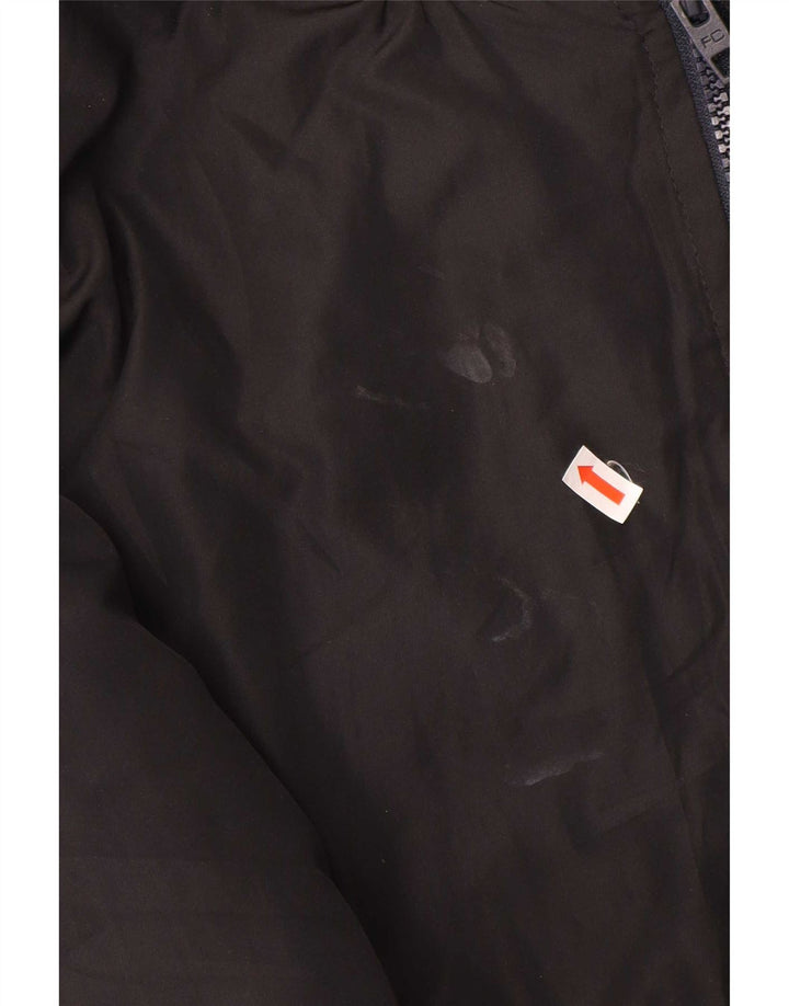 French Connection Veste Bomber Homme UK 40 Large Noir Polyester