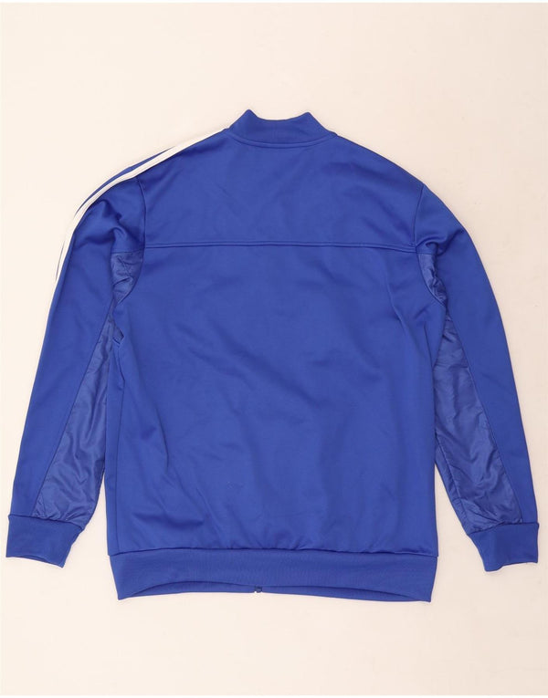 Adidas Hommes Chelsea FC Graphique Survêtement Top Veste Grand Bleu Polyester