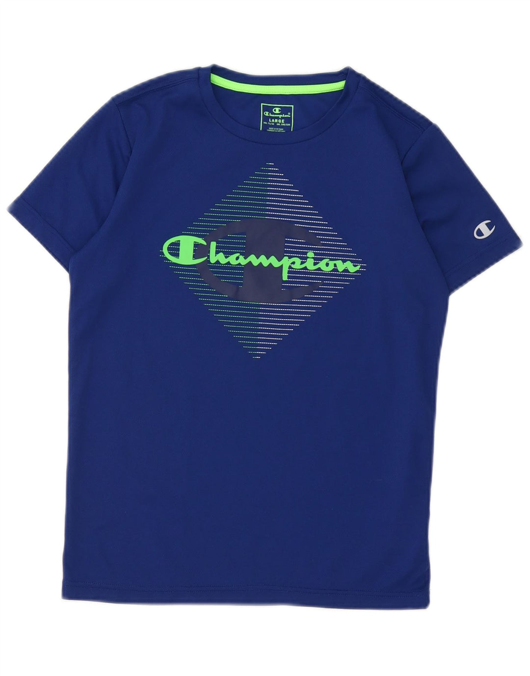 Champion Boys Graphic T-Shirt Top 11-12 ans Grand Bleu Polyester