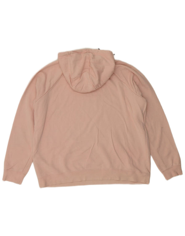 Nike Pull à capuche surdimensionné graphique pour femme UK 18 XL en coton rose