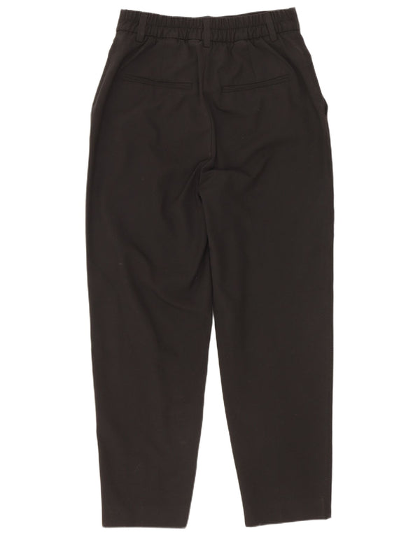 Zara Pantalon de costume fuselé taille haute pour femme EU 32 2XS W22 L24 Noir